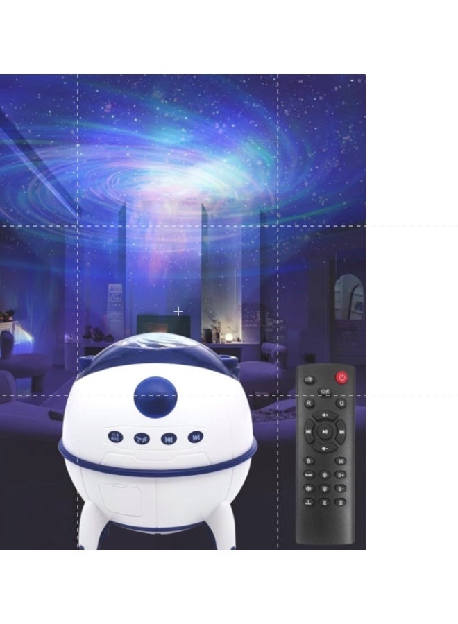 ELTRAZONE Galaxy Star Projector – Sound-Activated Bluetooth Night Light with Timer for Bedrooms, Cars, and Party Decor