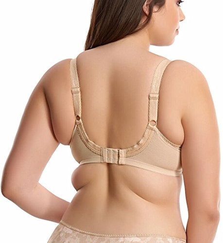Elomi womens Morgan Banded Underwire Stretch Lace Bra, Toasted Almond, 42E US - Image 2