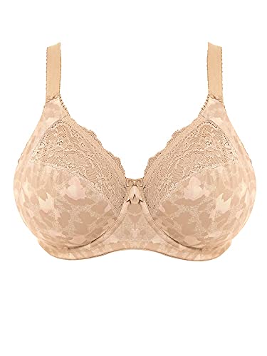 Elomi womens Morgan Banded Underwire Stretch Lace Bra, Toasted Almond, 42E US - Image 4