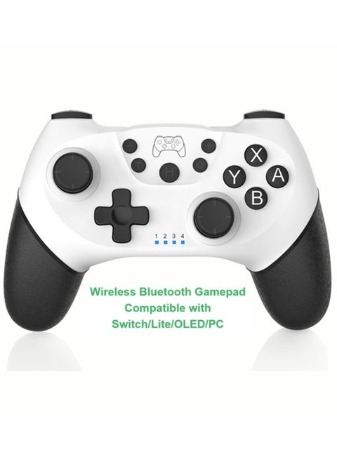 ترقية لوحة تحكم الألعاب اللاسلكية Bluetooth Switch Pro Gyroscope سداسية المحاور وظيفة Turbo HD Vibration Macro Programmable متوافقة مع Switch/Switch Lite/OLED/PC