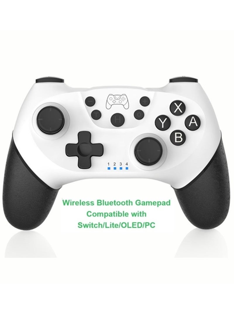 ترقية لوحة تحكم الألعاب اللاسلكية Bluetooth Switch Pro Gyroscope سداسية المحاور وظيفة Turbo HD Vibration Macro Programmable متوافقة مع Switch/Switch Lite/OLED/PC