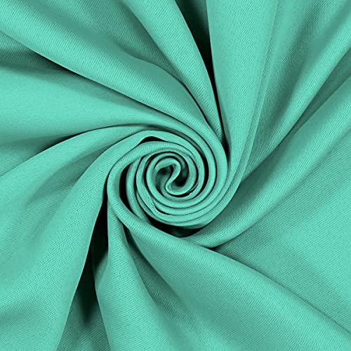 ECLIPSE Room Darkening Curtains for Bedroom - Darrell 37" x 63" Thermal Insulated Single Panel Rod Pocket Light Blocking Curtains for Living Room, Mint (16205037063MNT) - Image 5