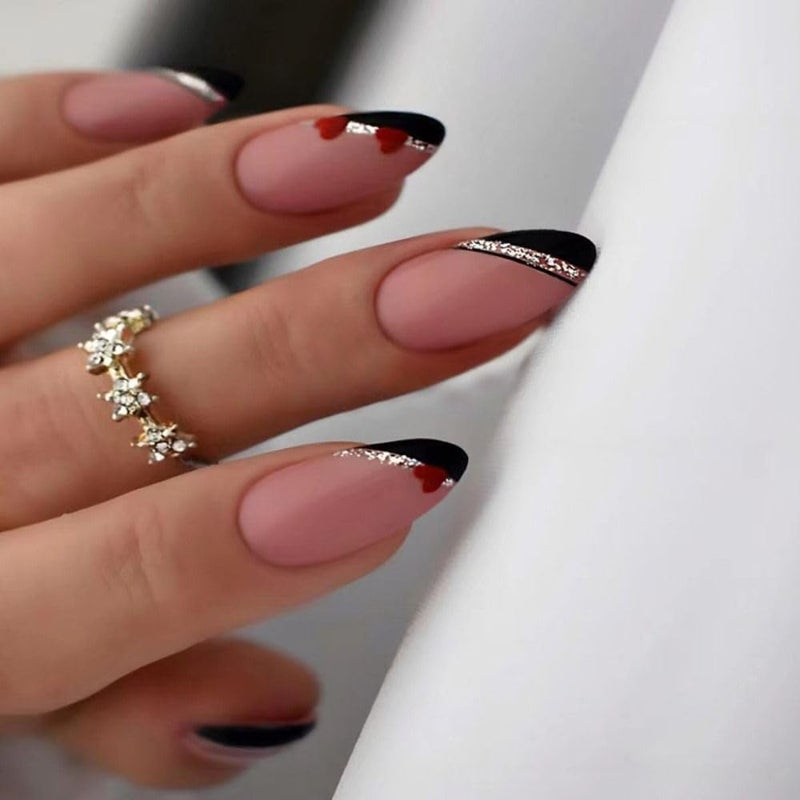 ZOONA ZOONA 24PCS Everlasting French Nails Artificial Nails Art Set Lightweight Long Lasting Easy To Use Quick Fix For Festivals Special Occasions 0W310 - Image 1