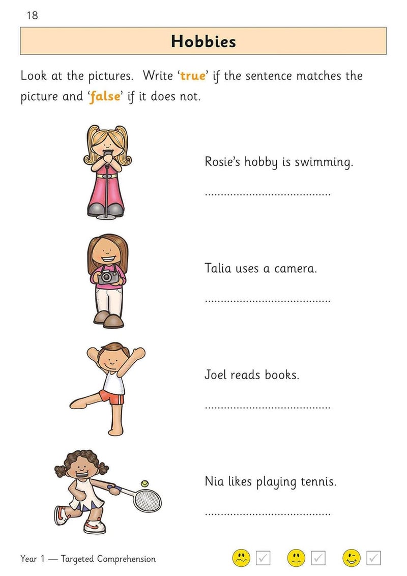 Coordination Group Publications Ltd (CGP) New KS1 English Targeted Question Book: Year 1 Reading Comprehension - Book 2 (with Answers) - Image 5