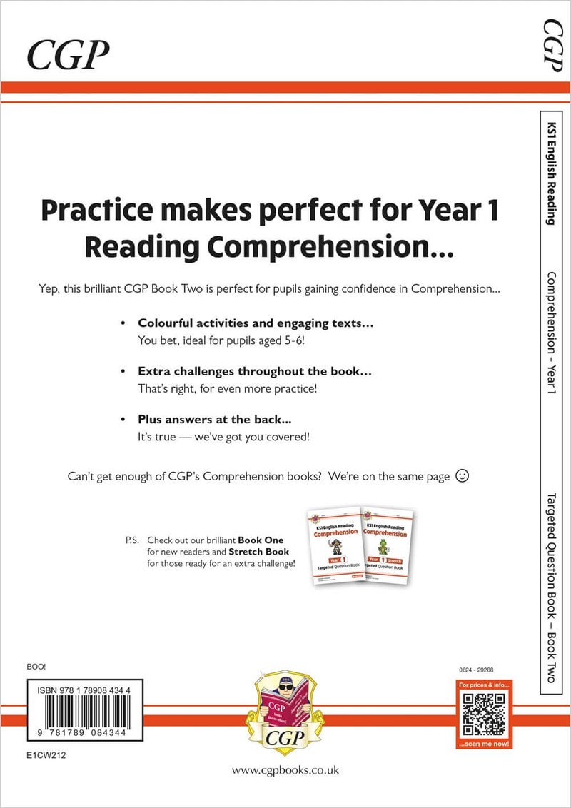 Coordination Group Publications Ltd (CGP) New KS1 English Targeted Question Book: Year 1 Reading Comprehension - Book 2 (with Answers) - Image 2