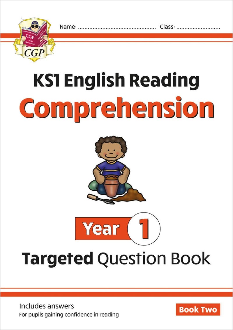 Coordination Group Publications Ltd (CGP) New KS1 English Targeted Question Book: Year 1 Reading Comprehension - Book 2 (with Answers) - Image 1