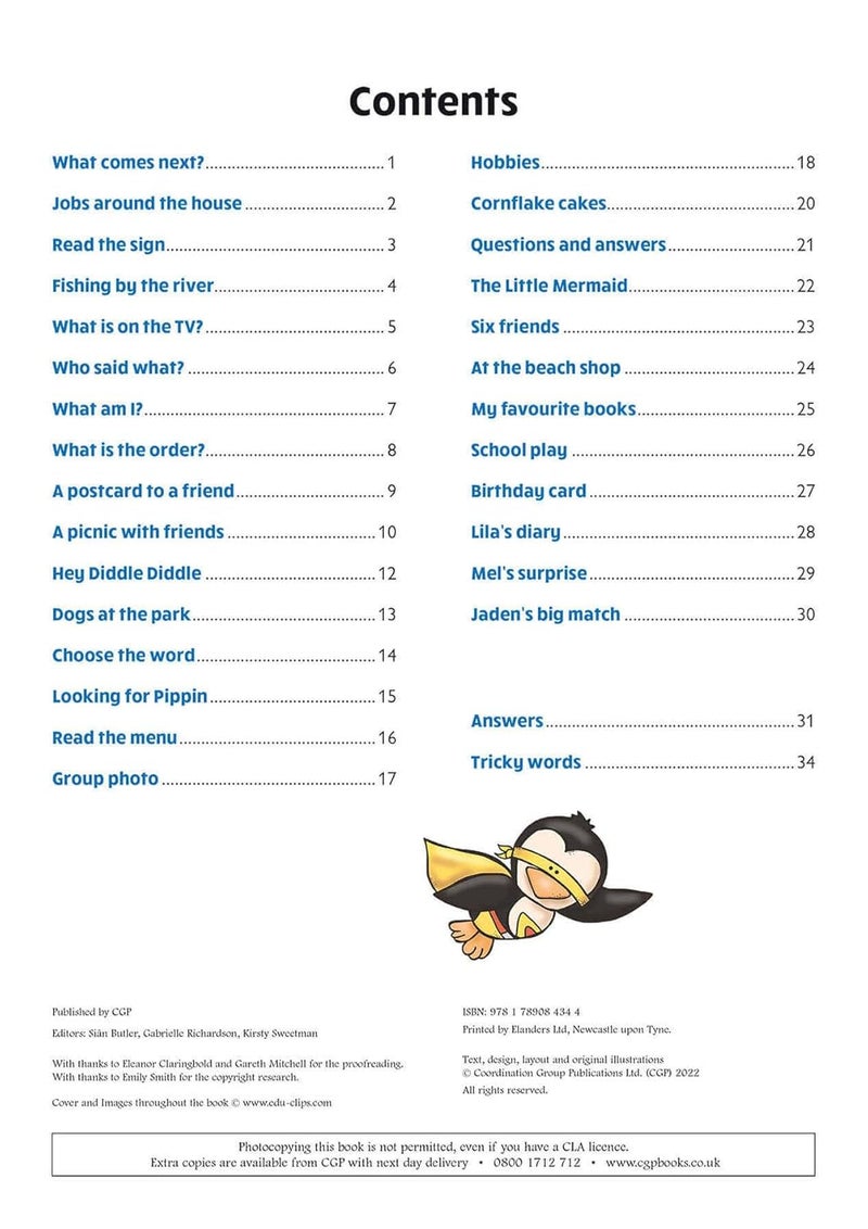 Coordination Group Publications Ltd (CGP) New KS1 English Targeted Question Book: Year 1 Reading Comprehension - Book 2 (with Answers) - Image 3