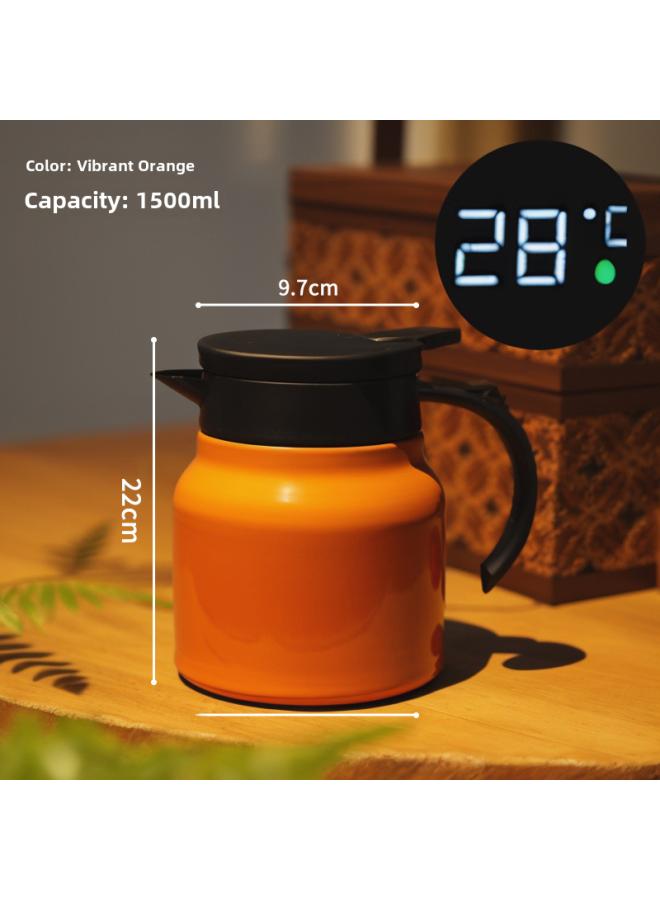 3 6 Stainless Steel Stew Teapot Household Tea Special Display Temperature Small Capacity Tea Water Separation Office Heat Pot 