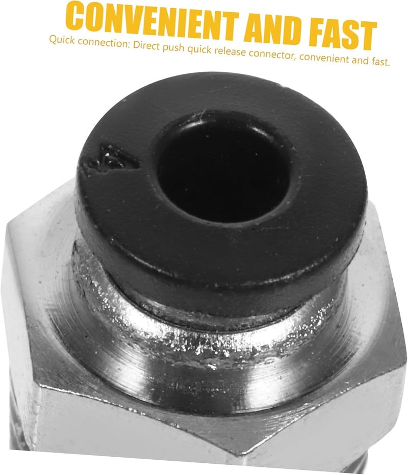 VOSAREA 10Pcs Push to Connect Air Fittings Npt Quick Connect Connectors for Pneumatic Tools Pneumatic Hose Fittings for Efficient Air Hose Linking - Image 5