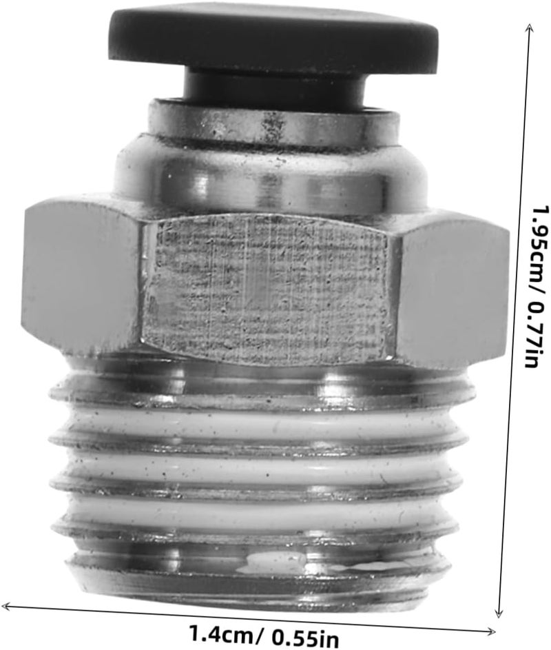 VOSAREA 10Pcs Push to Connect Air Fittings Npt Quick Connect Connectors for Pneumatic Tools Pneumatic Hose Fittings for Efficient Air Hose Linking - Image 2