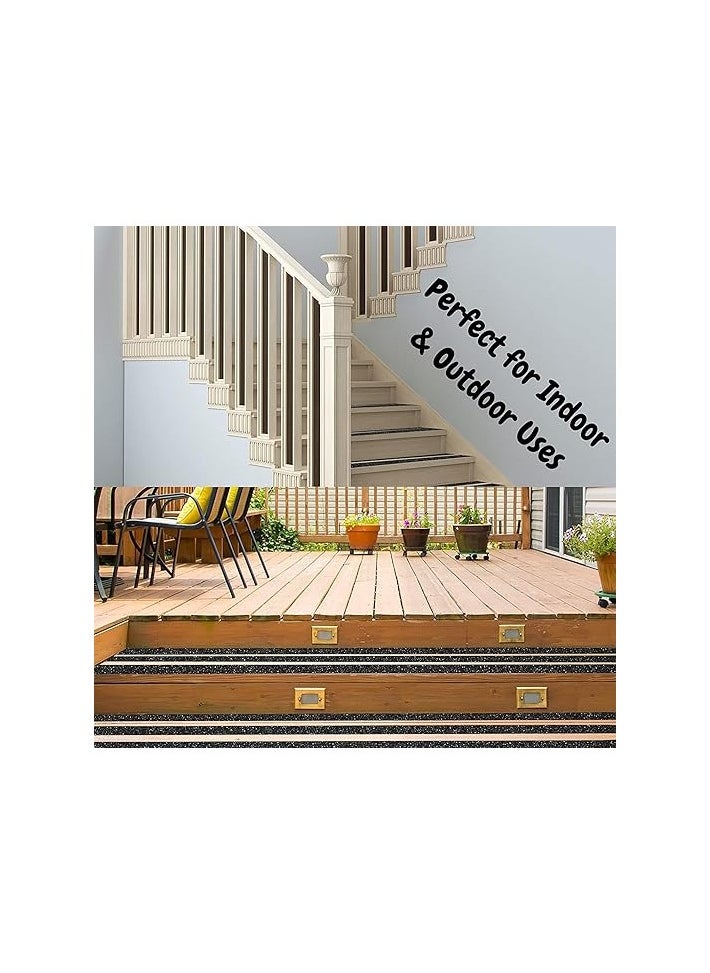 Duravel Duravel Anti-slip tape 1'x18 Meter - strong grip abrasive tape roll outdoor stair treads non-slip adhesive safety track tape - Black  - Image 2