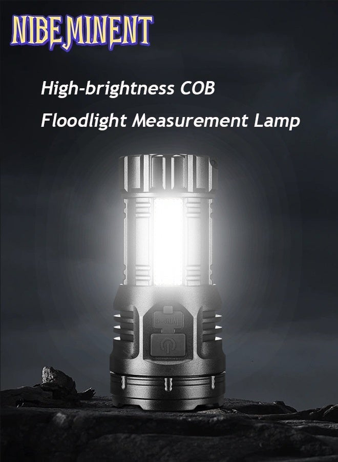 NIBEMINENT 1pc Nine Eyed Monster Explosion Flashlight, Featuring 9-core High Brightness LED Beads, Multiple Dimming Modes, Strong Magnetic Attraction at the Rear, COB Side Light Mode, and Large Capacity Lithium Battery, Suitable for Exploration, Patrol - Image 3