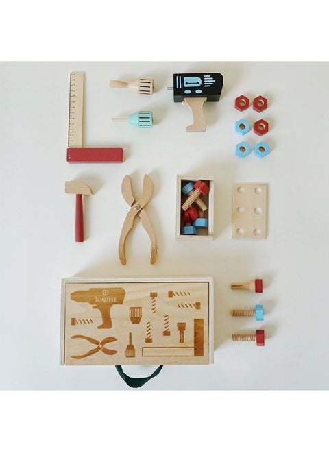 Varied Tools Luban Chair Children's Screw Nut Combination Disassembly And Disassembly Toys Men's Hands-on Puzzle Building Blocks-Color:MY-Dot Toolbox