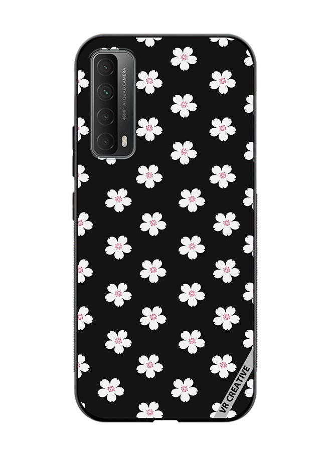 VR CREATIVE Protective Case Cover For Huawei Y7a Flower Design Multicolour - Image 1