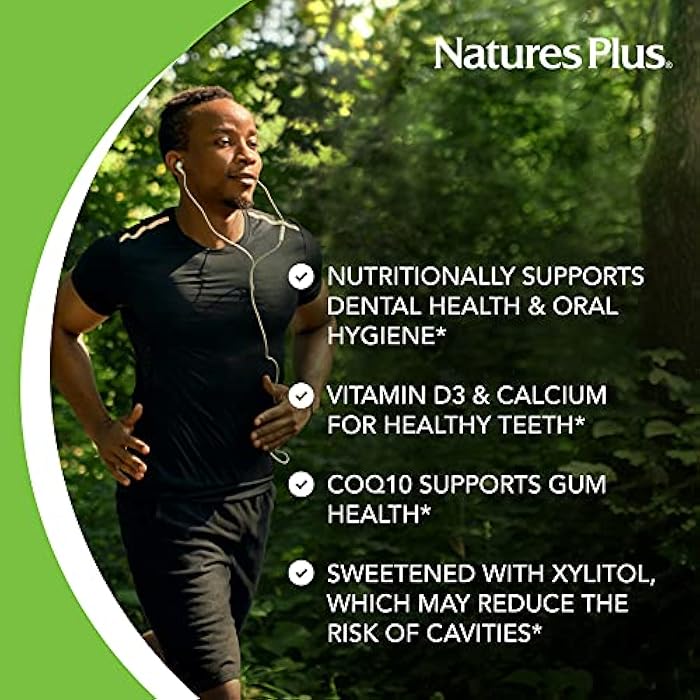 NaturesPlus Adult’s Dental Care Probiotic - 60 Lozenges - Supplement for Teeth & Gum Health - Peppermint Flavor - 30 Servings - Image 3