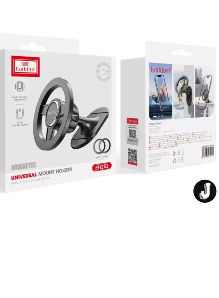 JAJEEK Magnetic Car Holder – Black, Secure and Convenient Mount for Smartphones - Image 2