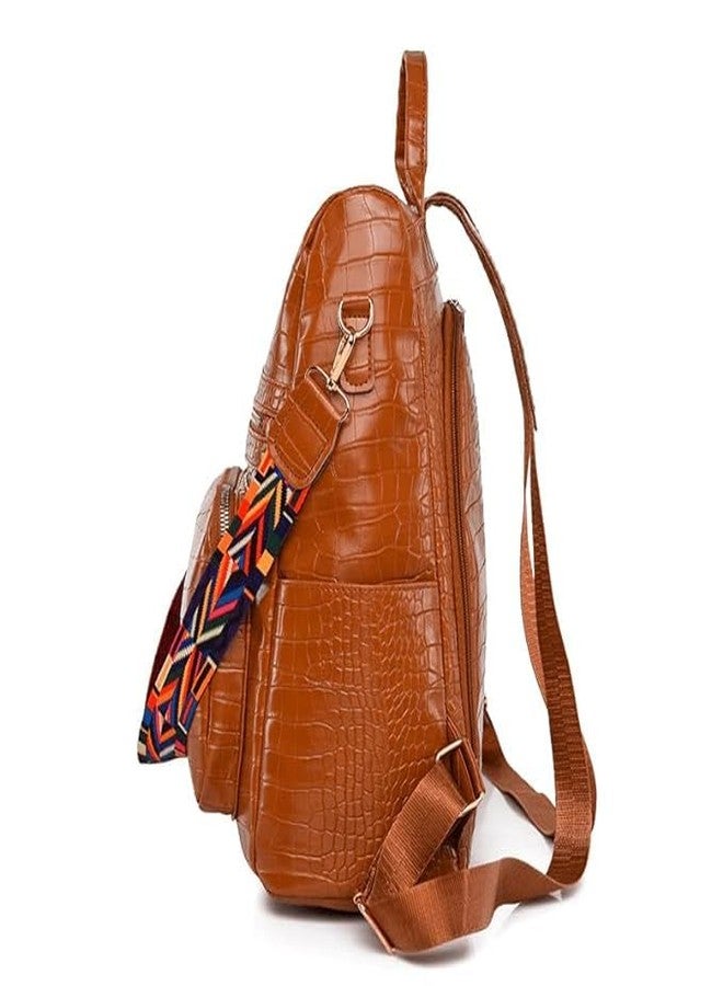 MUCHOVA Antic Backpack Trending Travel Laptop Carry Pithoo Backpack (Brown) - Image 5