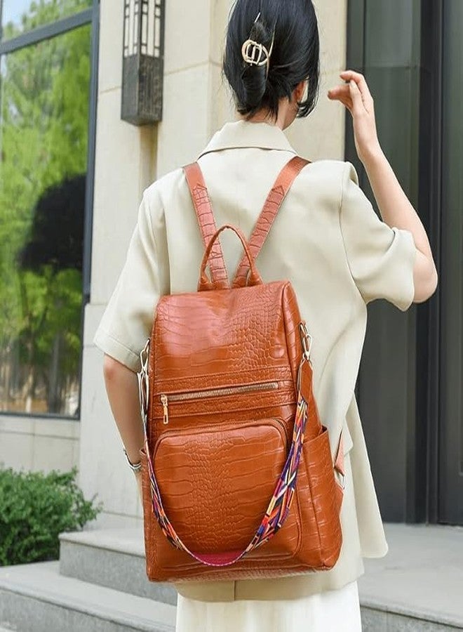 MUCHOVA Antic Backpack Trending Travel Laptop Carry Pithoo Backpack (Brown) - Image 3
