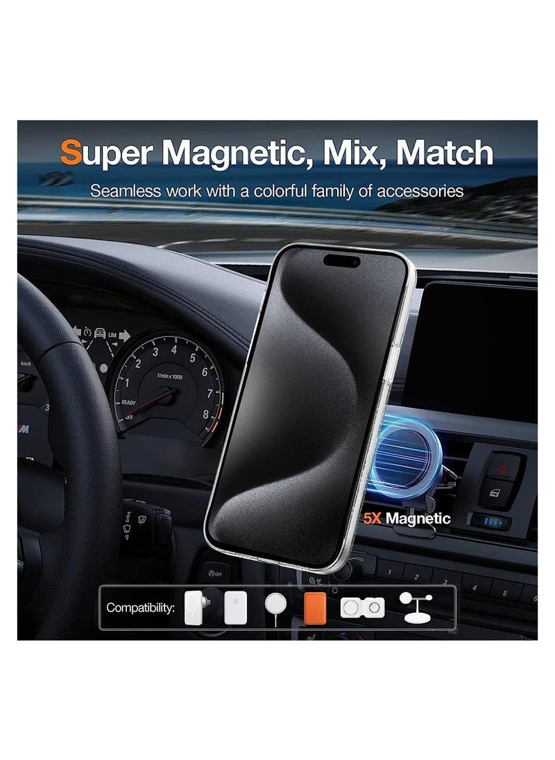 X-level - X-Level Pithy Stone Series Magnetic Compatible with iPhone 15 Pro Max Case Magsafe  - Clear Color - Image 1