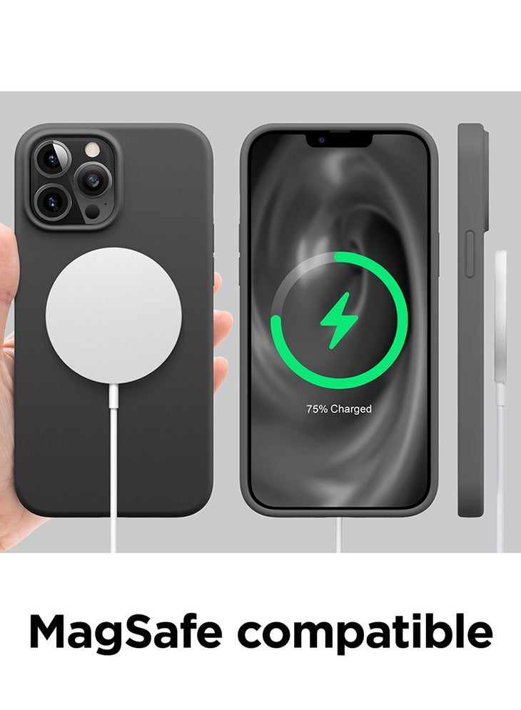 Elago غطاء سيليكون لهاتف iPhone 13 Pro MAX - رمادي غامق - Image 5