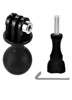 Y&D Ball Mount Adapter for Gopro Hero Series/Yi/Coyote/AKASO/SJCAM Sports Camera Compatible with RAM Mounts Rotating Head Metal Screws  - Image 1