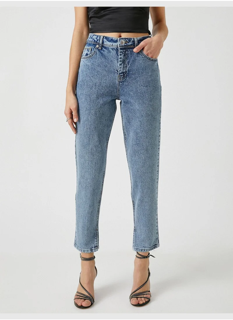 KOTON High Rise Mom Jean