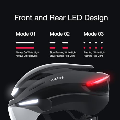 Lumos Ultra E-Bike Smart Helmet | NTA 8776 Certified | Front & Rear LED Lights | Retractable Face Shield | App Controlled | EBike, Scooter, Cycling, Bicycle | Adults, Men Women - Image 2