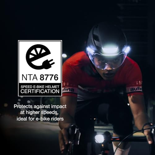 Lumos Ultra E-Bike Smart Helmet | NTA 8776 Certified | Front & Rear LED Lights | Retractable Face Shield | App Controlled | EBike, Scooter, Cycling, Bicycle | Adults, Men Women - Image 5