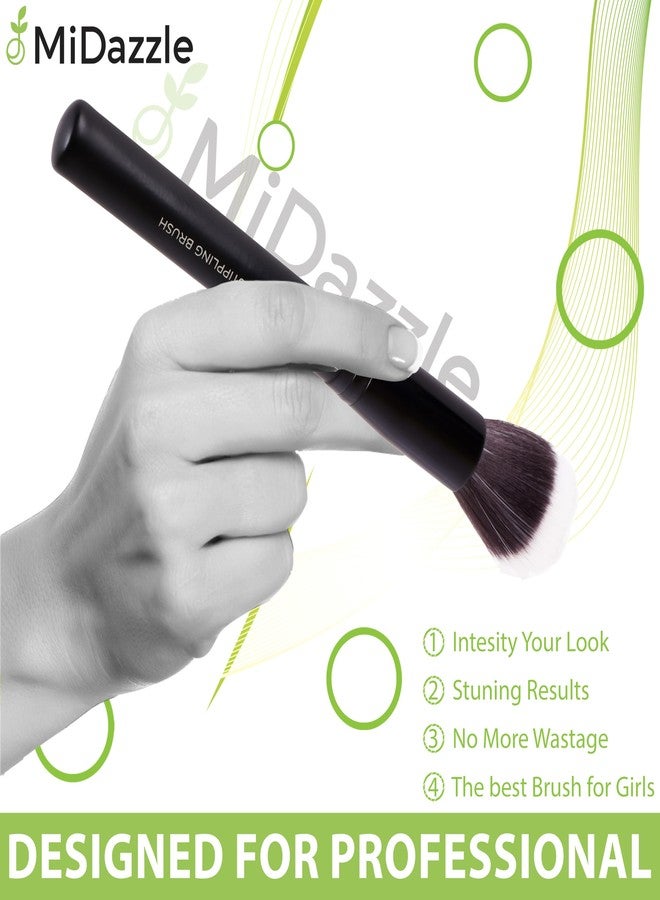 Omidazzle Midazzle Stippling Brush for Moisturizer, Foundation & Primer (MIMB1319) - Image 3