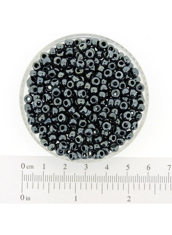 Miyuki Round Rocaille Seed Beads Size 6 0 20Gmtube Gunmetal Grey - Image 3