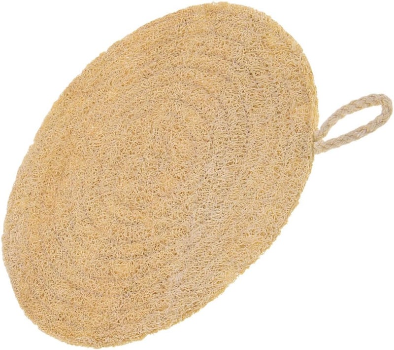 Natural Loofah Round Steamer Liner Non Stick Kitchen Steamer Mat for Dumplings Vegetables Fish Efficient Steam Circulation Reusable Eco Friendly Pad for Home and Restaurant Cooking - Image 1