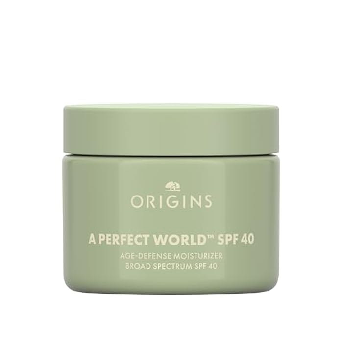Origins أوريجنز عالم مثالي مرطب مضاد للشيخوخة مع SPF 40 | يرطب ويساعد في تأخير علامات الشيخوخة المرئية | مع مضادات الأكسدة، 1.7 أونصة سائلة - Image 1