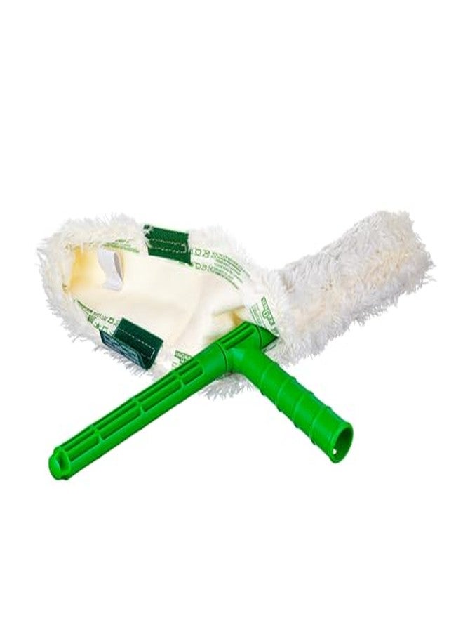 أنجر غسالة شريطية أصلية من Unger WC450 بمقبض من النايلون الأخضر، وغطاء قماشي أبيض، مقاس 18 بوصة - Image 4