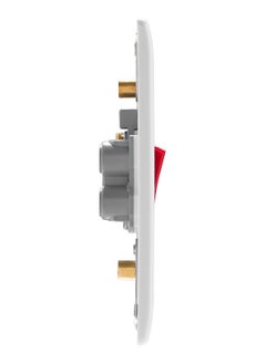 BG BG Nexus 45 Amp Double Pole Switches Large Plate With Indicator  - Image 4