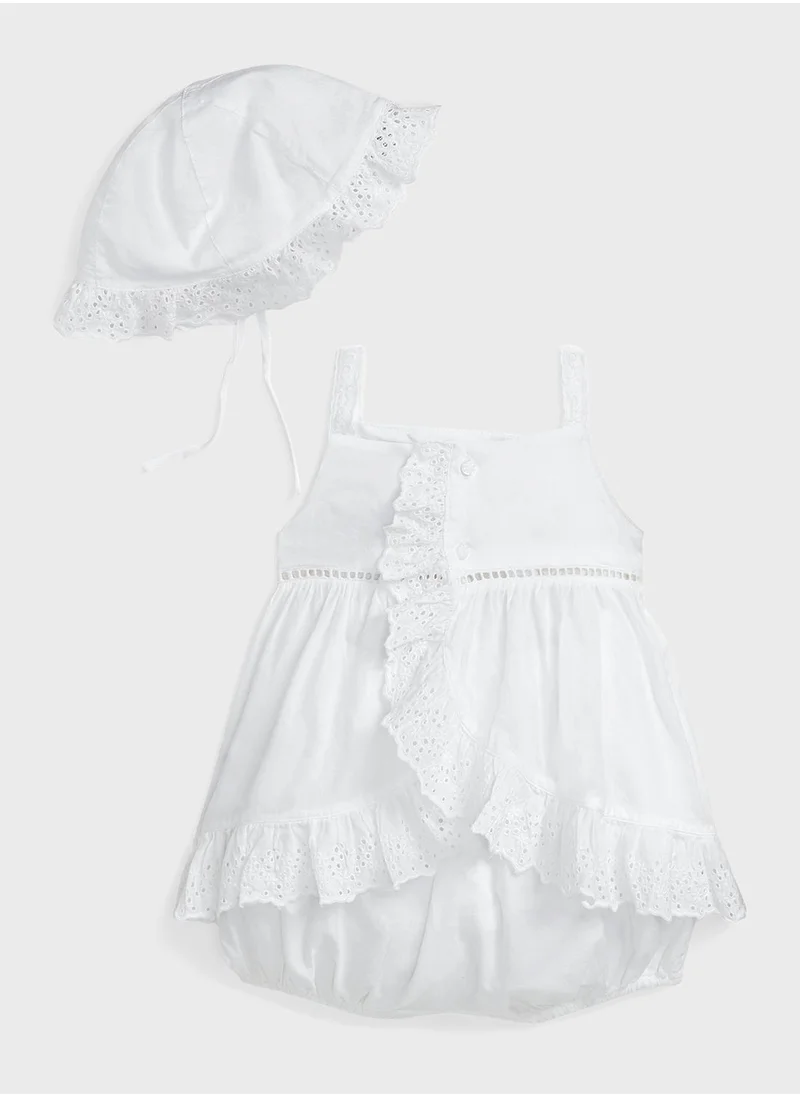 POLO RALPH LAUREN Infant Ruffle Dress Set