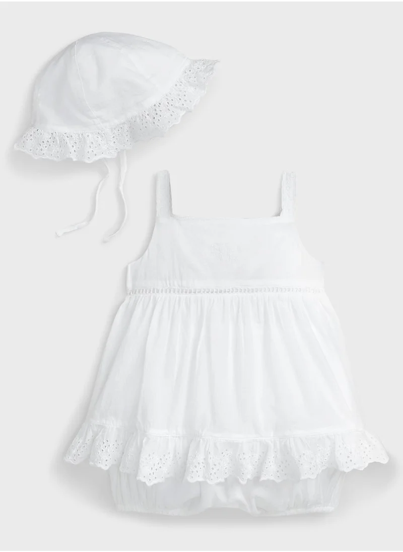 POLO RALPH LAUREN Infant Ruffle Dress Set