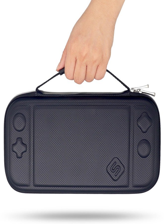 sisma Slim Carry Case Compatible with Nintendo Switch 2 Console, Hard Shell Travel Protective Case Carrying Bag Switch2 Accessories Storage Pocket & 12 Game Card Holders -Black - Image 3