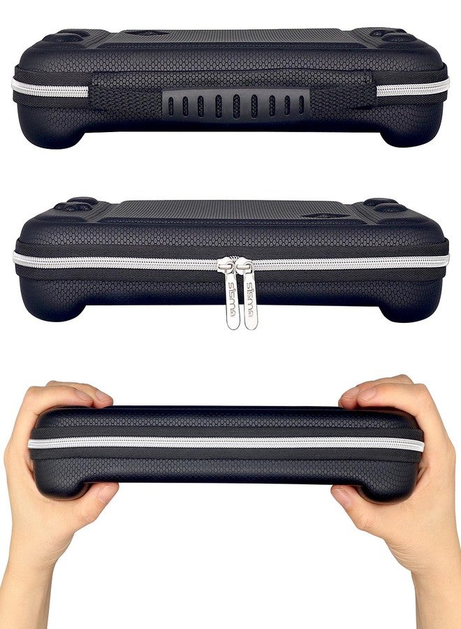 sisma Slim Carry Case Compatible with Nintendo Switch 2 Console, Hard Shell Travel Protective Case Carrying Bag Switch2 Accessories Storage Pocket & 12 Game Card Holders -Black - Image 2