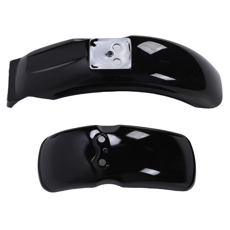 Motorcycle Front Rear Mudguard Protector Set Gloss Black Replacement for Monkey Gorilla Bikes Z50 Z50A Z50J Z110 Z125 8in 10in Wheel - Image 1