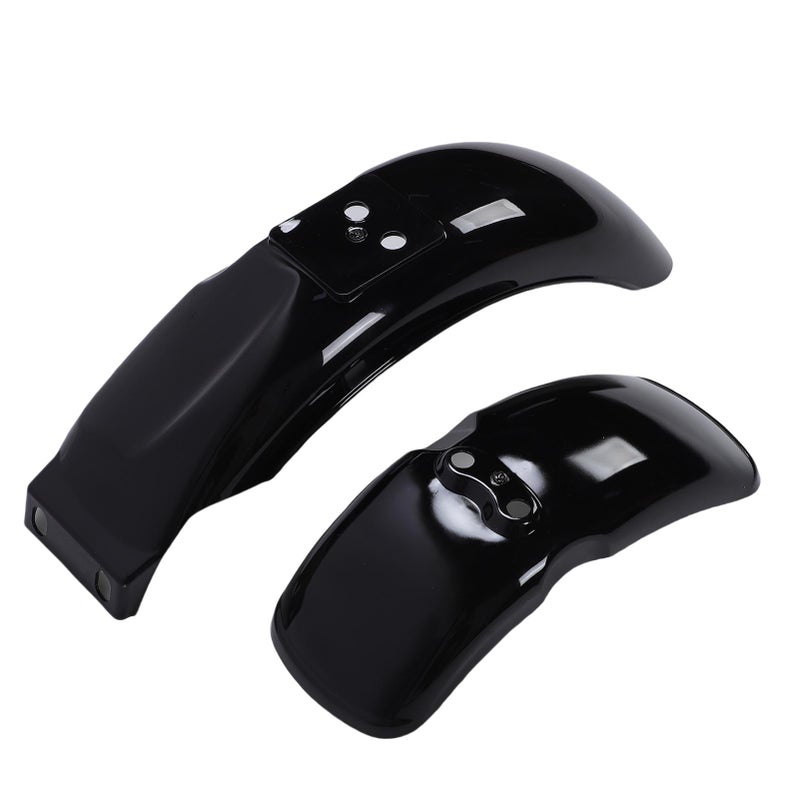 Motorcycle Front Rear Mudguard Protector Set Gloss Black Replacement for Monkey Gorilla Bikes Z50 Z50A Z50J Z110 Z125 8in 10in Wheel - Image 2