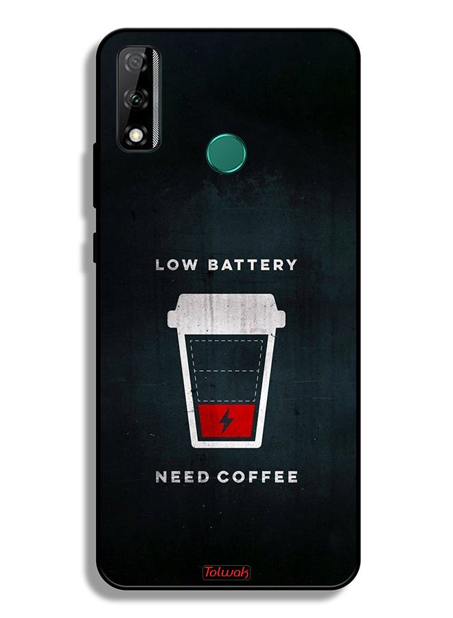 Tolwak Huawei Y8s Protective Case Cover Low Battery Need Coffee - Image 2
