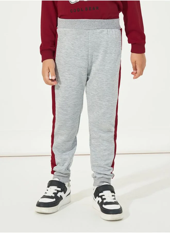 Styli Bear Graphic Print Hoodie & Joggers Set