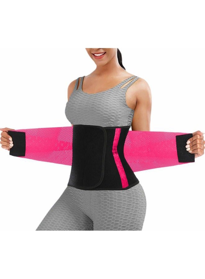 Chongerfei Waist Trainer Belt for Women - Waist Trimmer Weight Loss Ab Belt - Slimming Body Shaper(Black,Medium) - Image 1