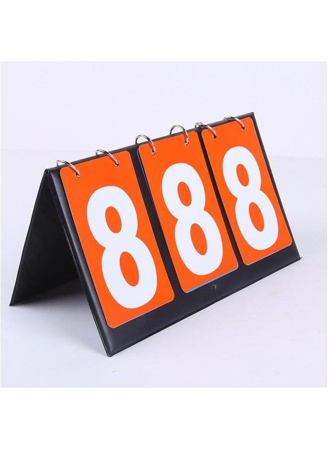 Generic - Portable Page Flip Scoreboard Basketball Billiards Football Table Tennis Game Scoreboard-Specifications:Two Digits [blue]♜ - Image 1