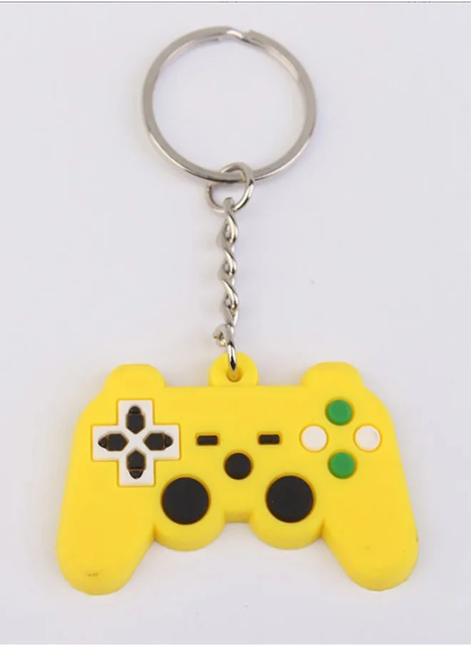 Styli Yellow Play Station Remote Shape Key Chain