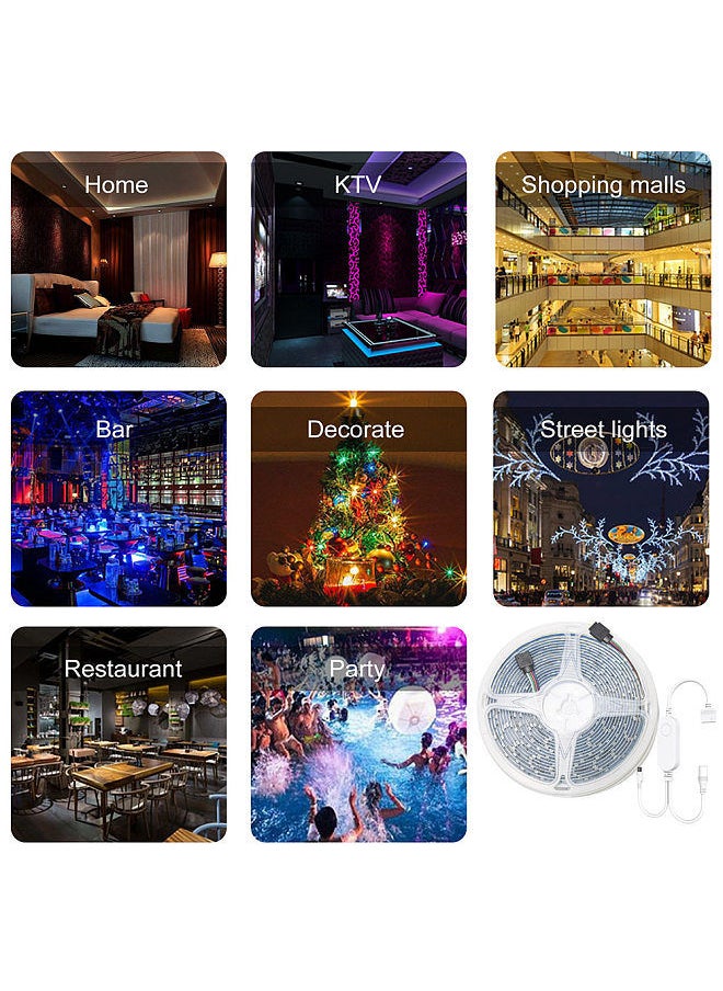 Generic - WIFI LED Strip Lights Kit 10m/32.8ft Length RGB Smart Light Strip Ewelink APP Remote Control Dimmable Changing Color Compatible With  Google Home for Bar Home Decoration - Image 1