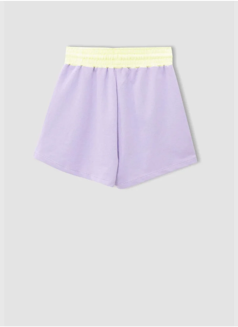 ديفاكتو Colour Block Basic Drawstring Mini Shorts