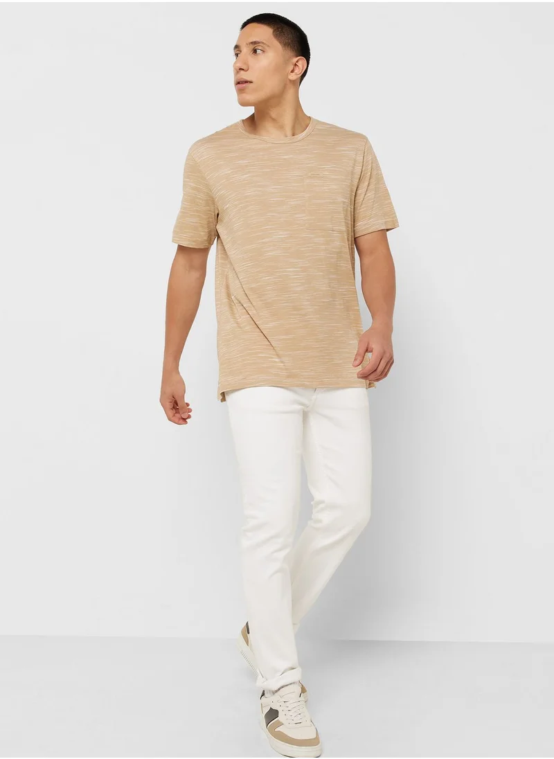 CALVIN KLEIN Space Dye Pocket T-Shirt