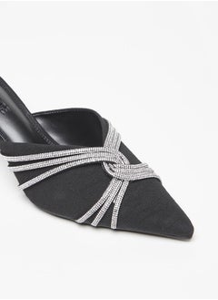 Celeste Women's Embellished Slip-On Mules with Stiletto Heels  - Image 5
