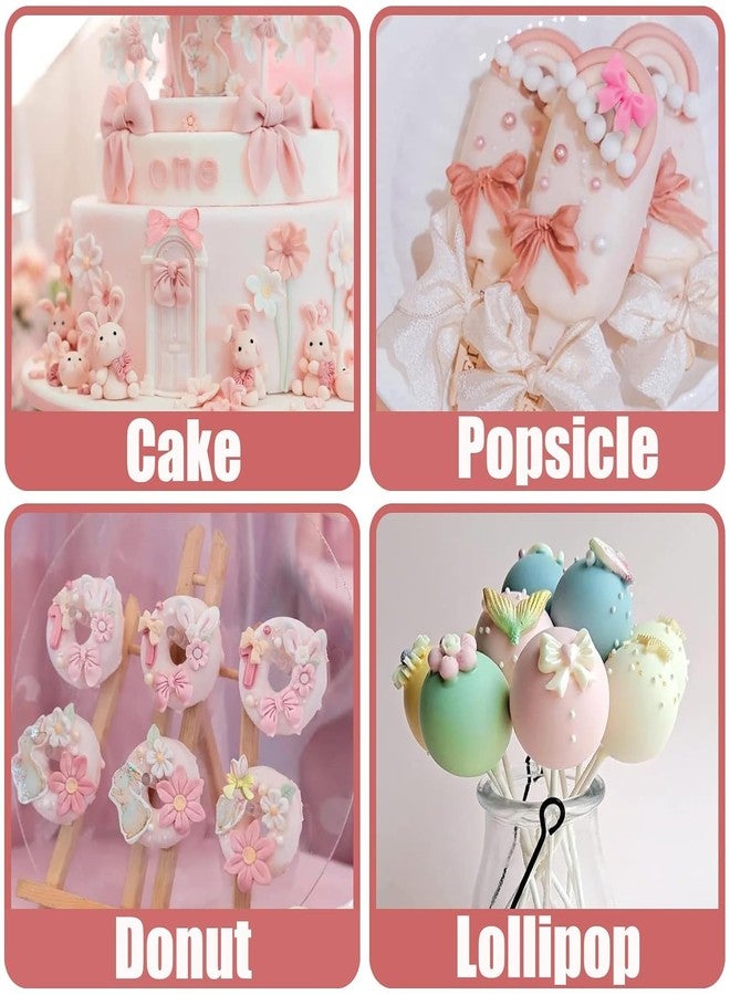 Skytail قالب سيليكون سكاي تيل ذو 8 تجاويف على شكل فيونكة، قالب فيونكة لطيف على شكل شريط، قالب فوندان لتزيين كعكة الشوكولاتة، قالب تزيين الكب كيك، قالب سكر، قالب عجينة السكر، قالب جيلي، قالب مكعبات الثلج، قالب طين البوليمر، قالب صابون، قالب راتنج، قالب شمع معطر - Image 5